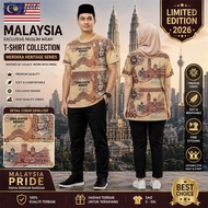 (X Yao)Exclusive Heritage T-Shirt, Vintage Malaysia Old RM500 RM1000 Banknote Print, Limited Edition