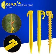 XIANS 5/10pcs Support Nails Tent Pegs Tent Stake Plastic Outdoor Accessories Tent Accessories