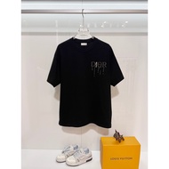 2026DIOR Bercetak Uniseks T-Shirt T-Shirt Pasangan T-Shirt Lengan Pendek T-Shirt Rekaan Mudah Fit Ga
