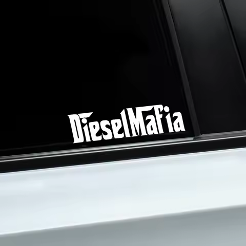 12X3CM Diesel Mafia Stickers DIY Vinyl Decals Decor Self-adhesive Styling Accessories For Car Body W