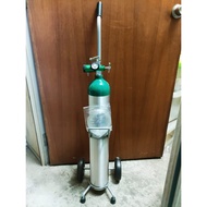 4.6L MEDICAL OXYGEN CYLINDER TANK ALUMINIUM SET WITH PIN-INDEX REGULATOR & NASAL CANNULA TUBE