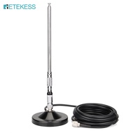 【Customized】Retekess 88-108MHz 1/4 Wavelength GP Antenna Adjustable Frequency for 6-100W Radio FM Tr