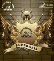 【正品桌球專賣店】der-materialspezialist異質專家【SUPERWALL 銅牆鐵壁】長顆粒ITTF認證