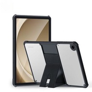 Others - 適用三星 Tab A9+ (X210/X216) 11" 保護殼 支架手持套 裝透明防震保險槓 輕薄平板保護套 黑色