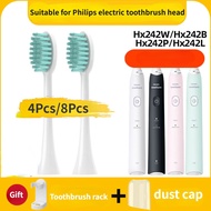 4pcs Suitable for Philips HX2421 Electric Toothbrush Head Hx242W/B/P/L HX2023/02 Sonicare