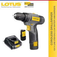 Lotus Cordless Drill/Driver 12V X-line LTDD12VLi-2 (w/ Battery and Charger)