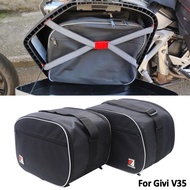 Motorcycle Accessories Pannier Liner Black Luggage Side Case Inner Bag For GIVI V35 V35 Vario Case
