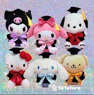 🎓現貨 即寄❣️ 玉桂狗 PC狗 Melody Kuromi 布甸狗 畢業公仔 現貨  Kuromi Melody  Kakao friends 畢業公仔  韓國 Kakao Friends 畢業公仔