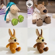 DANILO Sleepy Sheep Plush, Cute Design Soft Plush Wolf in Clothing Plushie, Wolf Sheep Clothing Plus