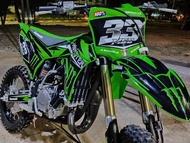 DECAL KLX GORDON FUL BODY MOTIF MONSTER DESAIN HIJAU KEREN