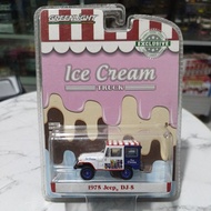 GREENLIGHT Ice Cream Truck 1975 Jeep Dj-5Greenlight