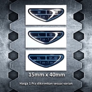 AGV Helmet Size Sticker