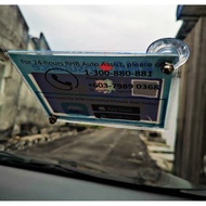 ROAD TAX ACRYLIC HOLDER / Car Road Tax Holder / LORRY PUSPAKOM HOLDER