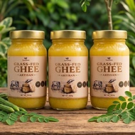 100% Organic Grass-Fed A2 Desi Ghee by Artisan Moms - hand made from pure natural clarified butter. 