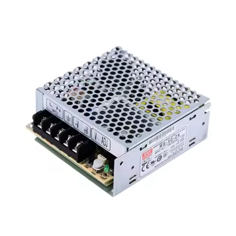 MEAN WELL RS-50 RS-50-3.3 RS-50-5 RS-50-12 RS-50-15 RS-50-24 RS-50-48 50W DC NES/S voltage stabilize