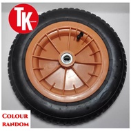 13"×3" PU Tayar Hidup Kereta Tolak / Tayar Hidup Kereta Sorong / Wheelbarrow Nylon Tyre