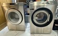 Miele Professional PW 6080 + PT 7186  專業級前開式洗衣機及排風式電動滾筒乾衣機 洗衣機 乾衣機 德國製造 三相電 商用家用 Miele