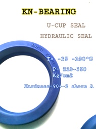 ซีล ยูคัพ ซีลไฮดรอลิค  UN UHS รูใน 14-15 มม SEAL เนื้อ PU สีฟ้า  seal u-cup UN14*20*5 UN14*22*5 UN15