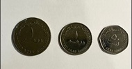 阿拉伯聯合大公國硬幣三個1973～1989年、1995～2007年稀少，阿爸珍藏的錢幣大清倉