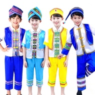 ✾ United Nation Thailand Cambodia Laos Traditional Costume For Kids Boy Asia Attire Festival Costume