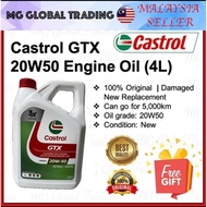 Castrol GTX 20W 50 / 20W50 / 20W-50 engine oil / motor oil (4L)