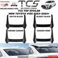 TCS NEW TOYOTA VIOS 2023-2024+ CAR BODYKIT TCS TOP SPOILER ACCESSORIES GARNISH
