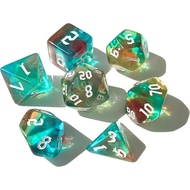 D&D Dice Set of 7PCS– DND Dice Set for D&D, COC, TTRPGs, Dungeons and Dragons, MTG, Role Playing Gam