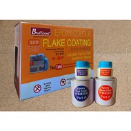 Epoxy Colour Flake Coating Set for Toilet, Kitchen Floor Tile Leaking Anti-slip Oily (42 Flake Colours Available)
