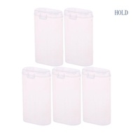 ACE 5 Pieces Plastic 18650 Battery Storage Box for Case 2 Slot Way DIY Batteries Clip Holder Container For 18650 Battery