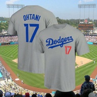 2024 เสื้อยืดสไตล์เจอร์ซีย์ผู้เล่น Shohei Ohtani ลอสแอนเจลิส ดอดเจอร์ส ขนาด S-5XL