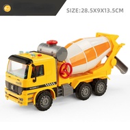【WJ】1:16 Large Boy Engineering Mixer Truck Toy Set For 4-6 Years Old Children S Cement Mixer Simulat
