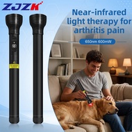 ZJZK Class 4 Cold Laser Therapy Pen Handheld Laser Device Best Portable Laser Treatment Tool 600mW 8