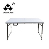 1.2m Outdoor Adjustable Dining Table Portable Long Table for Street Vending Foldable Simple Negotiat