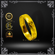 GOLD MAKERS Cincin Belah Rotan WH Emas 916 / 916 Gold WH Ring