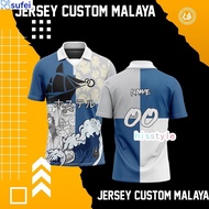 SUFEI Seaman Japanese Collar Jersey Murah Baju Raya Berkolar Lelaki Kanak Kanak T Shirt Short Sleeve Custom Jersey Viral Malaysia Plus Size Berkolar Men Top Sportswear 5XL