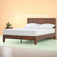 divan kayu /ranjang kayu /tempat tidur kayu minimalis 200x120x30