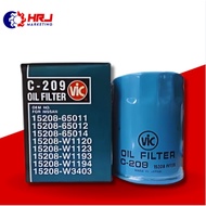 VIC Oil Filter C-209/ C-209L Premium Japan Engine Protection for Nissan Urvan Frontier Navara Patrol