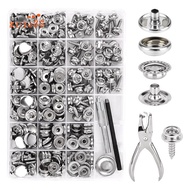 Silver Canvas Snap Kit Marine Grade Stainless Steel Snaps,Screw Snaps,Boat Cover Snaps,Carpet Snap K
