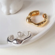 silver925 bold bumpy ring 12