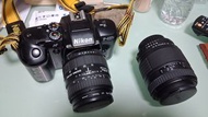 Nikon F-401X 菲林單鏡反光機連2支 Sigma 鏡頭
