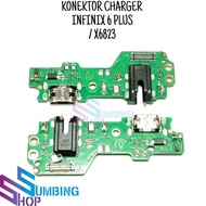 Konektor Charger Infinix Smart 6 Plus X6823 Pcb Papan Cas Usb Board