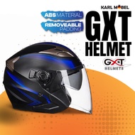 GXTTM Helmet motor Topi keledar GXT motorcycle helmet double visor open face motosikal bike helmet m