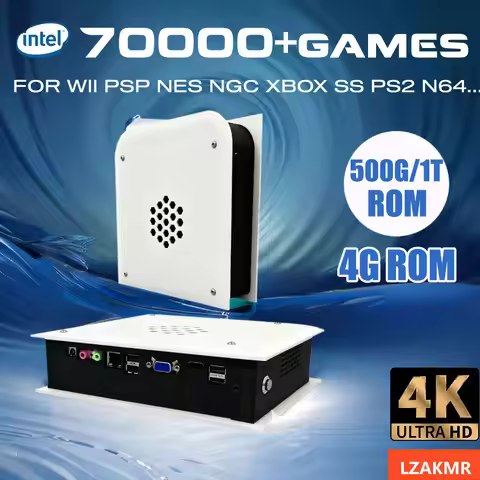 500G/1T ROM M15 60+Emulators Retro Game Console Batocera&Win11 I3-3110M 70000+Games For Wii PS2 PSP 