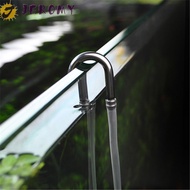 JEROMY Air Tube Connector For Fish Tank Stainless Steel No Rust Durable U-Shape Oxygen Pump Air Pipe