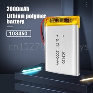 103450 2000mAh 3.7V lithium polymer lipo rechargeable battery For Dualshock