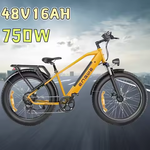 ENGWE E26 Mountain Electric Bike 250W 48V16AH Lithium battery E-Bike 26inch Tire snow Hydraulic Susp