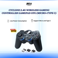 CYCLONE 2.4G WIRELESS GAMING CONTROLLER GAMEPAD OTG