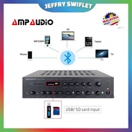 Public Address Amplifier Ampaudio 240W 4 Zone  Bluetooth Power Amplifier (FREE SHIPPING)