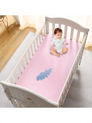 1 件嬰兒防水床墊,附 Tpu 層,柔軟透氣布料,可機洗嬰兒床床墊保護套（注意：布料相對較硬）