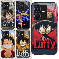 HD Glass Case for VIVO Y35 Y22S Y28 iQOO Z6 Y81i V19 Y55 Y67 Y66 Y75 Y81s V25 Y81 Y22 5G Z-82 One Pi